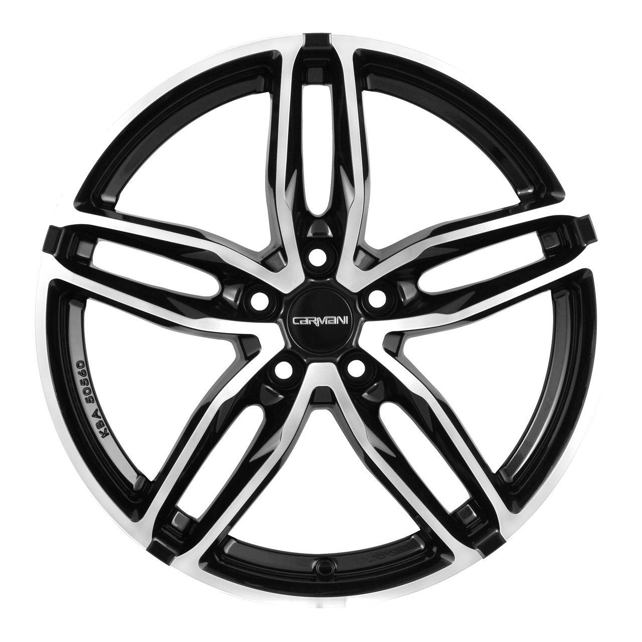 CARMANI 13 TWINMAX black polish 8.0Jx18 5x112 ET35