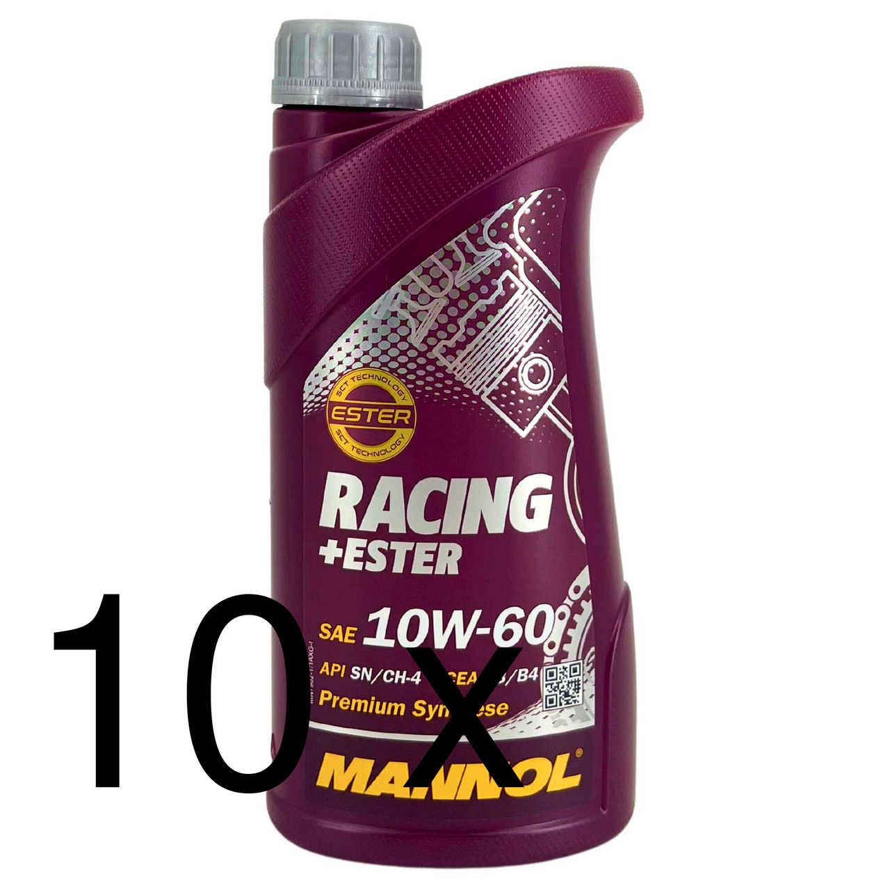 Mannol Racing + Ester 10W-60 10x1 Liter Mannol Racing + Ester 10W-60 10x1 Liter