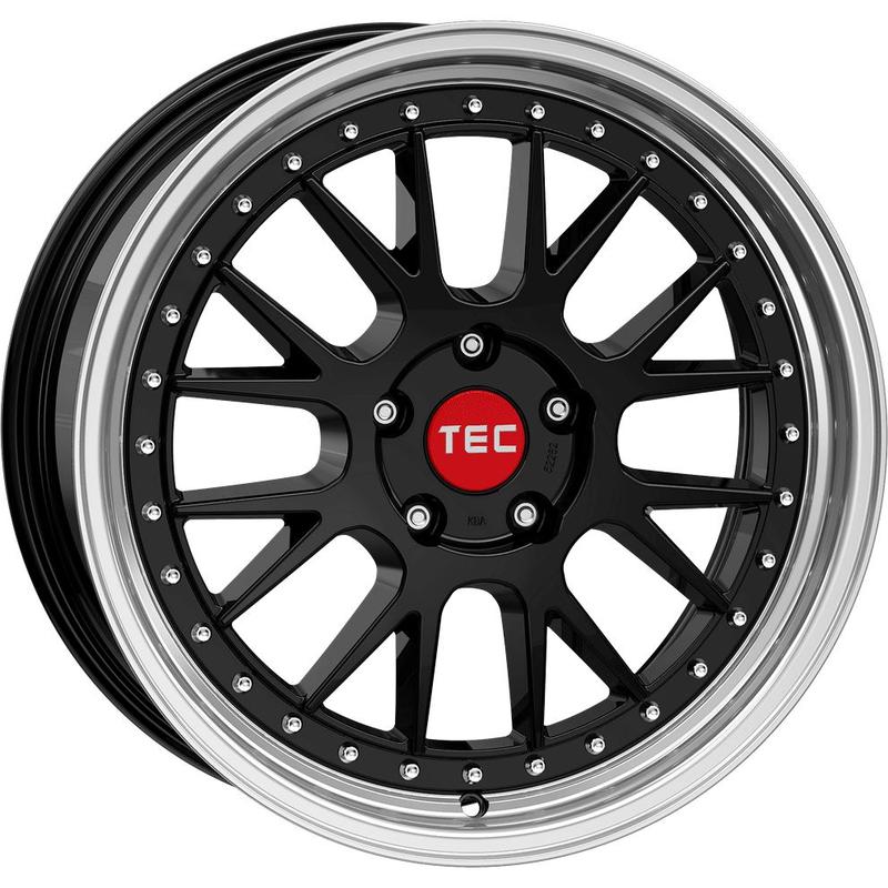 TEC-SPEEDWHEELS GT EVO schwarz glanz hornpoliert 8.0Jx18 4x108 ET18