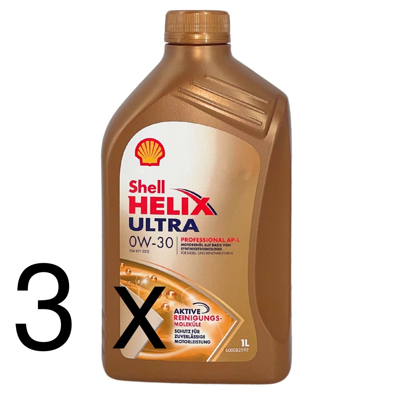 Shell Helix Ultra Professional AP-L 0W-30 3x1 Liter