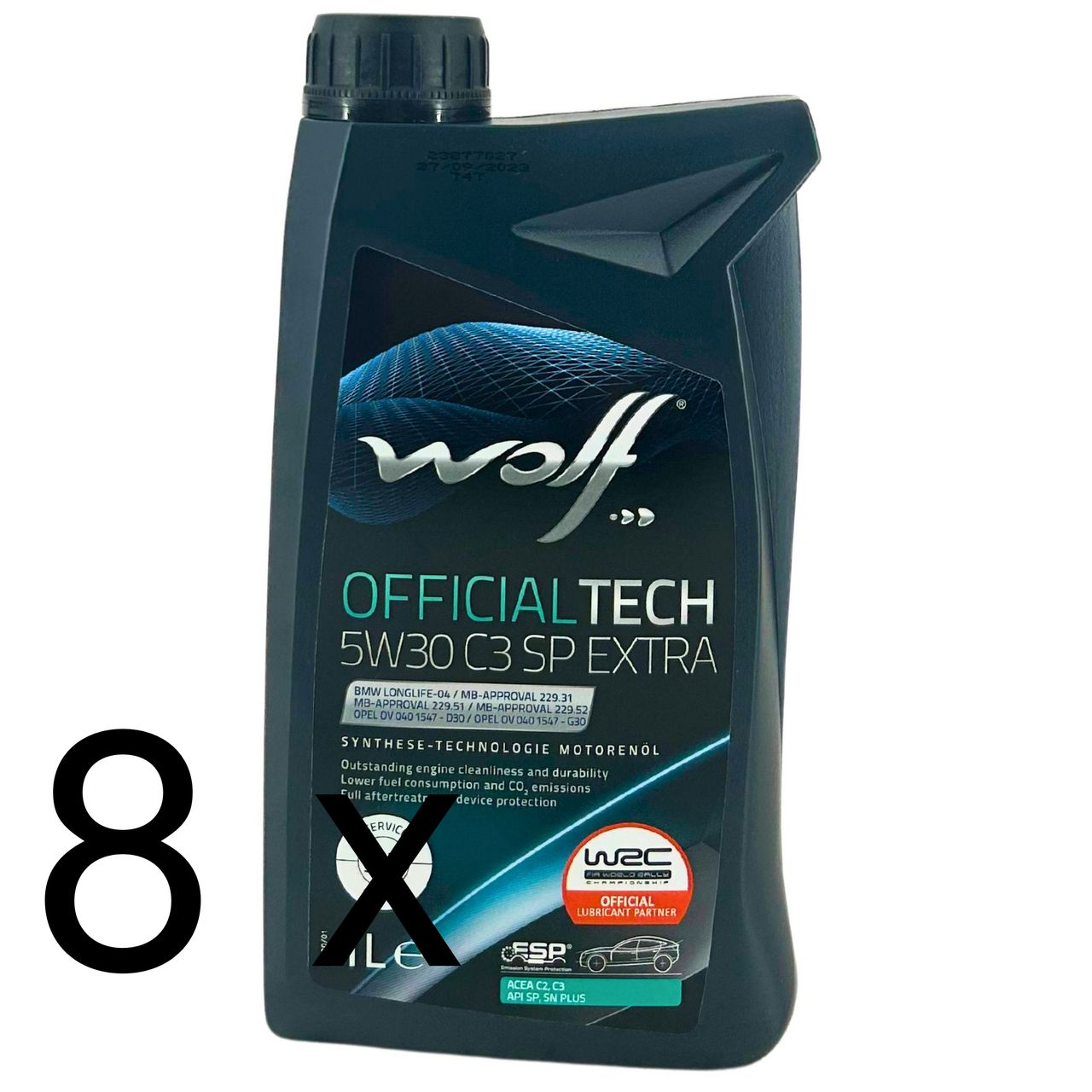 Wolf OfficialTech 5W-30 C3 SP Extra 8x1 Liter