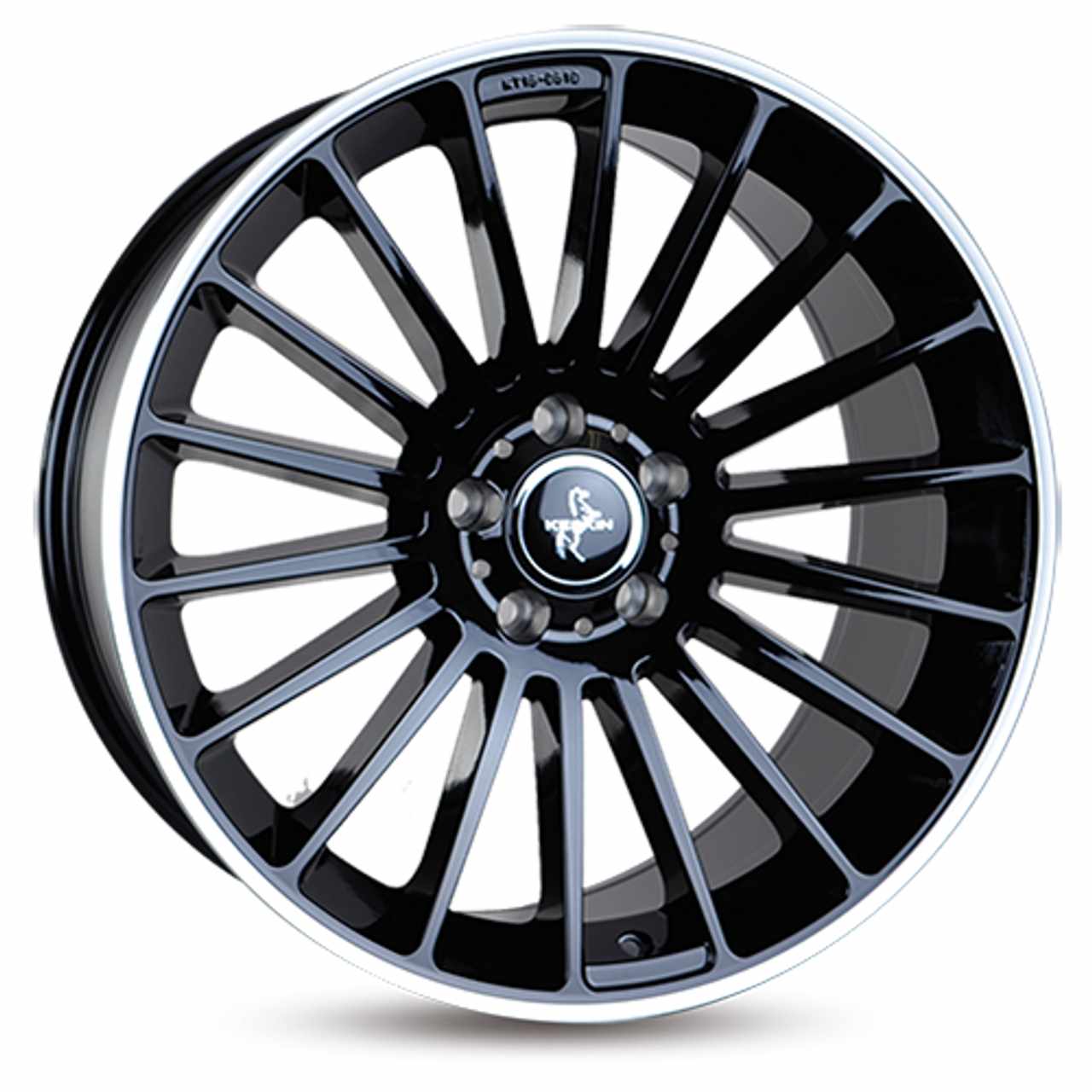 KESKIN KT15 SPEED schwarz polished lip 8.5Jx20 5x112 ET30