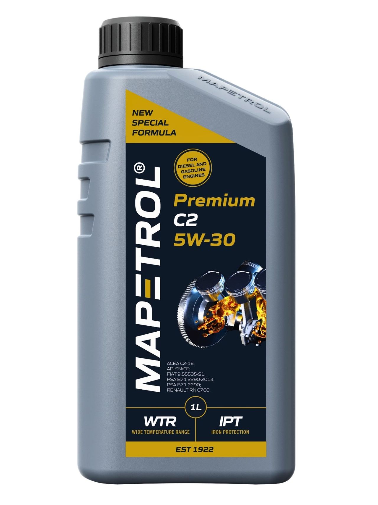 Mapetrol Premium C2 5W-30 1 Liter Mapetrol Premium C2 5W-30 1 Liter