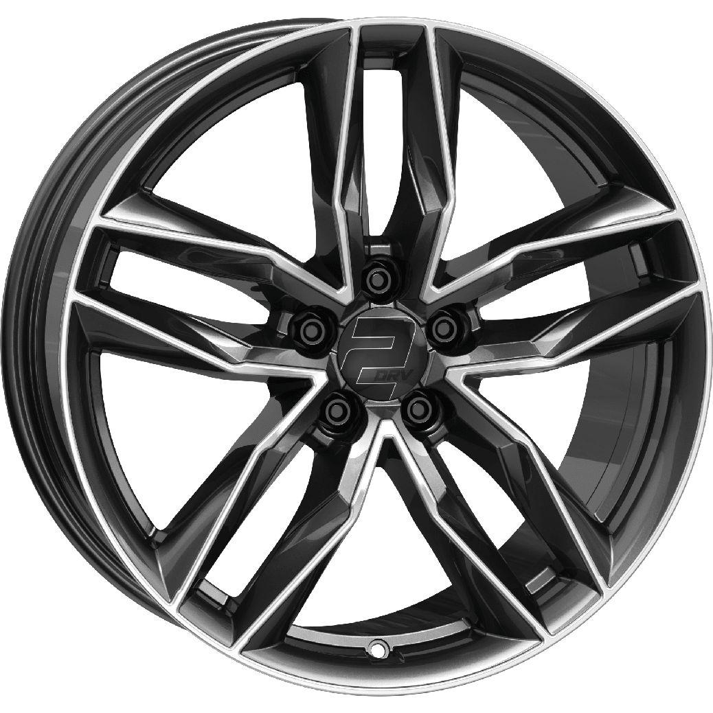 WHEELWORLD-2DRV WH40 dark gunmetal full machined 8.0Jx19 5x112 ET47