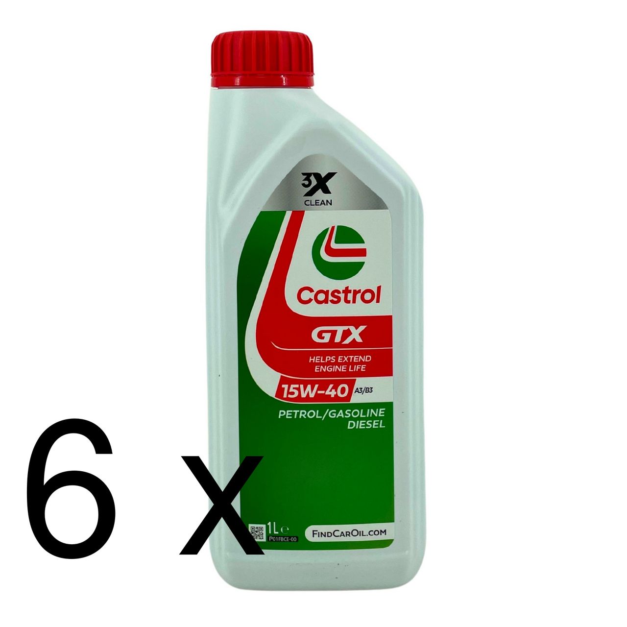 Castrol GTX 15W-40 A3/B3 6x1 Liter