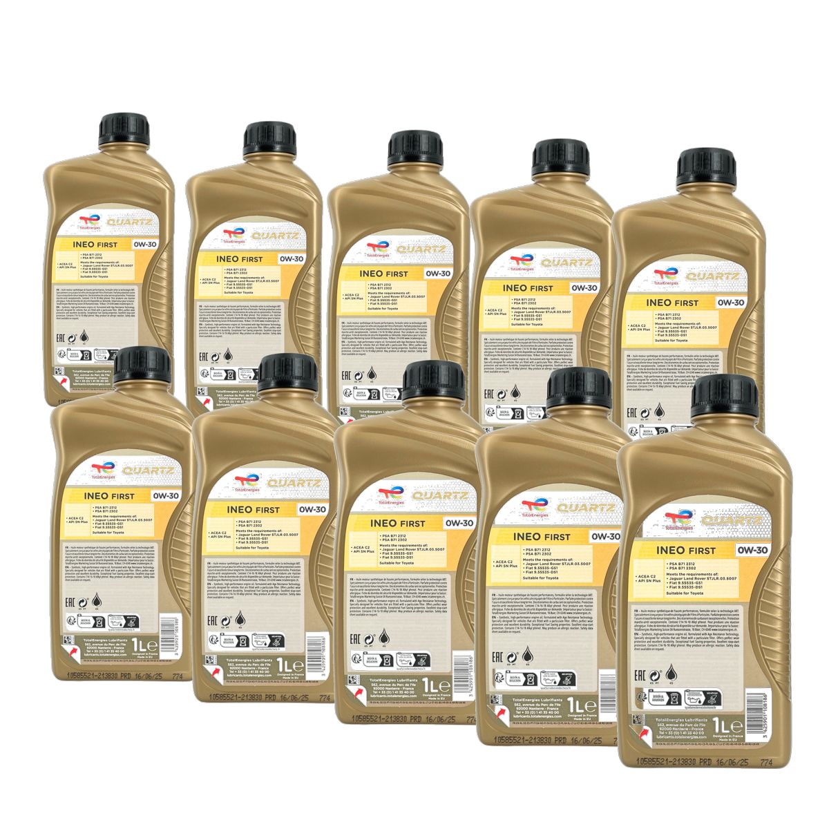 Total Quartz Ineo First 0W-30 10x1 Liter