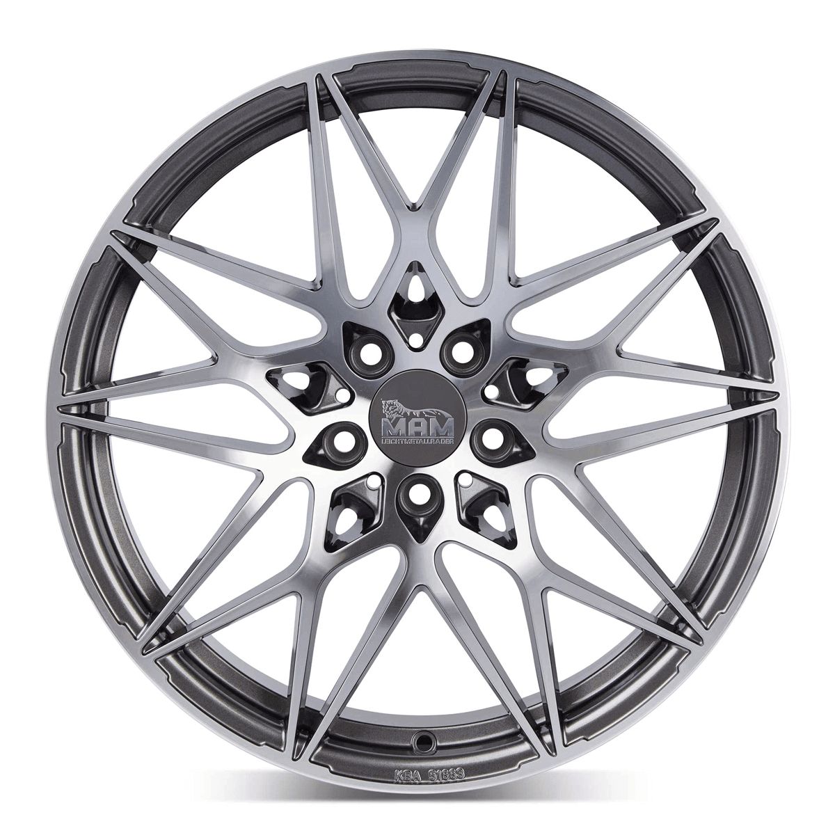 MAM MAM B2N palladium front polished 8.5Jx19 5x112 ET45
