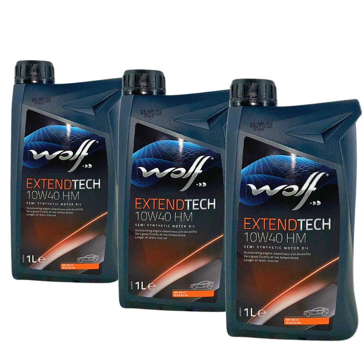 Wolf ExtendTech 10W-40 HM 3x1 Liter