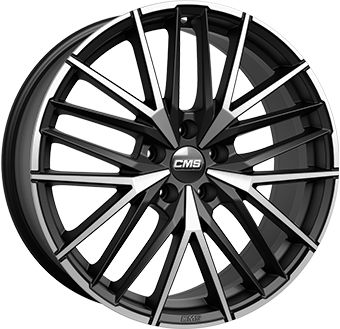 CMS C36-DMB diamond matt black 8.0Jx18 5x112 ET40