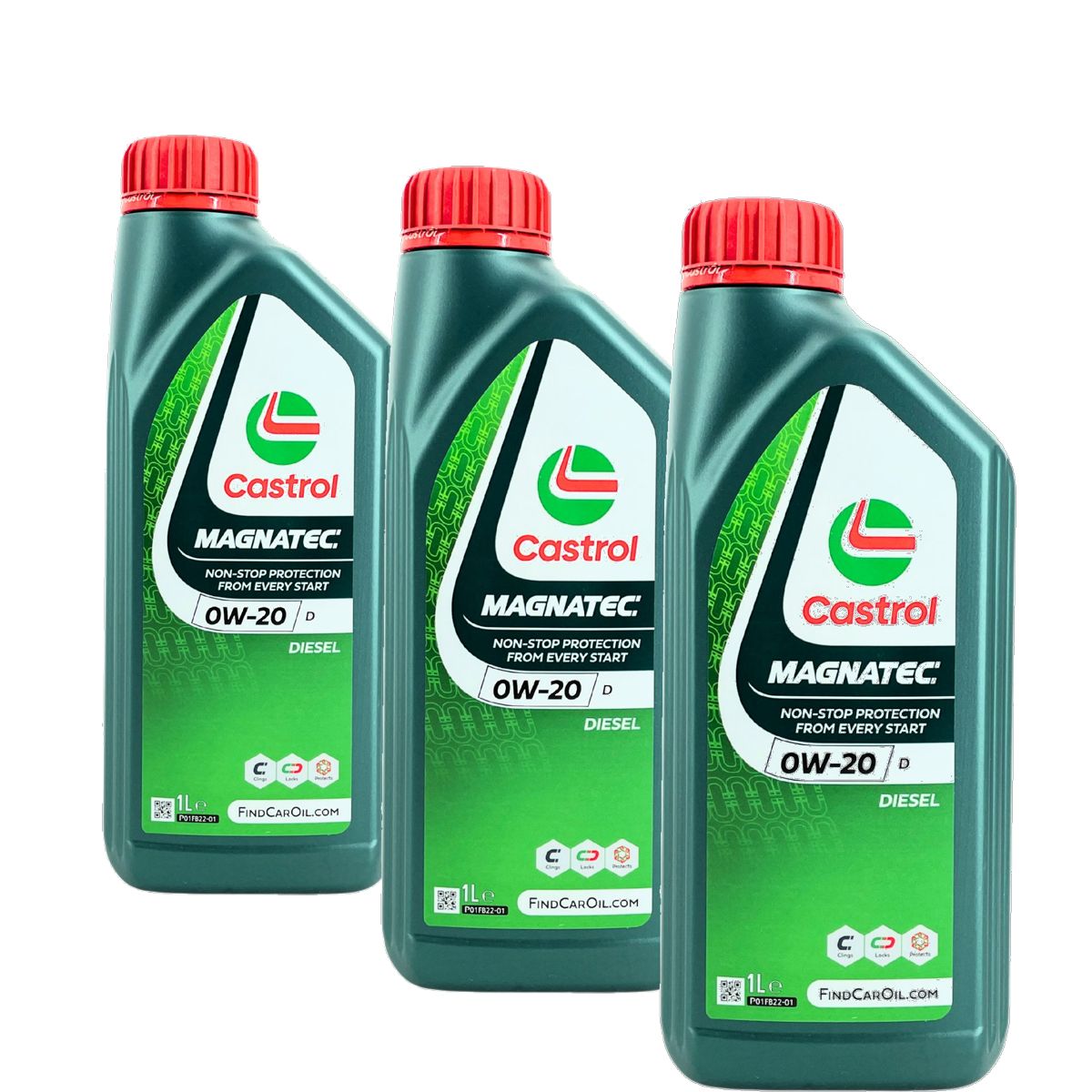 Castrol Magnatec Diesel 0W-20 3x1 Liter