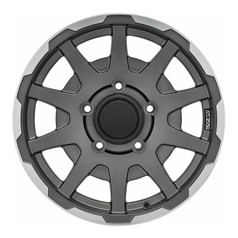 SPARCO DAKAR JIMNY matt dark grey lip polished 5.5Jx16 5x139.7 ET0