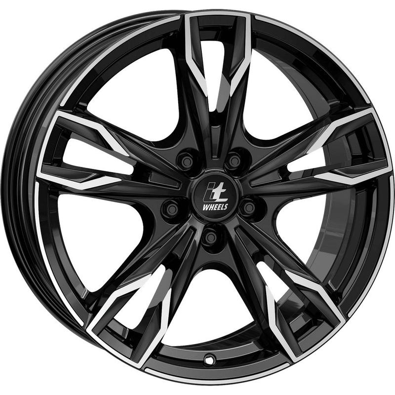 ITWHEELS GINA black / polished 8.0x18 5x114.3 ET40