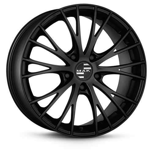 MAK RENNEN matt schwarz 8.5Jx19 5x130 ET52