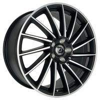 DIEWE BRIOSA schwarzmatt frontpoliert 8.0Jx18 5x112 ET43