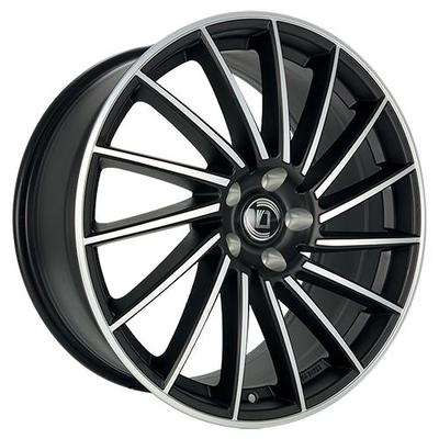 DIEWE BRIOSA schwarzmatt frontpoliert 8.0Jx18 5x112 ET43