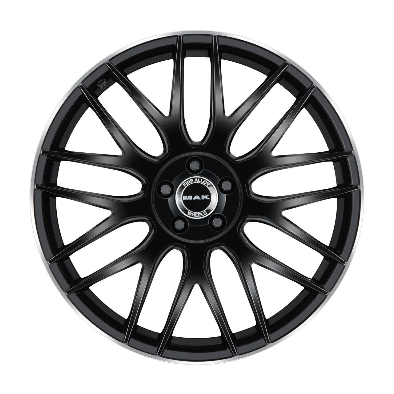 MAK ARROW gloss black mirror ring 10.0Jx21 5x112 ET22