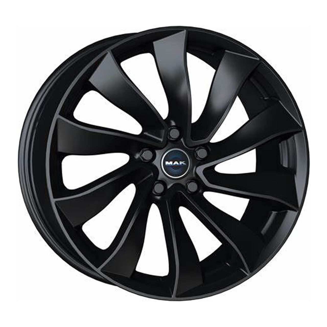 MAK SOLAR matt black 9.5Jx19 5x114 ET45