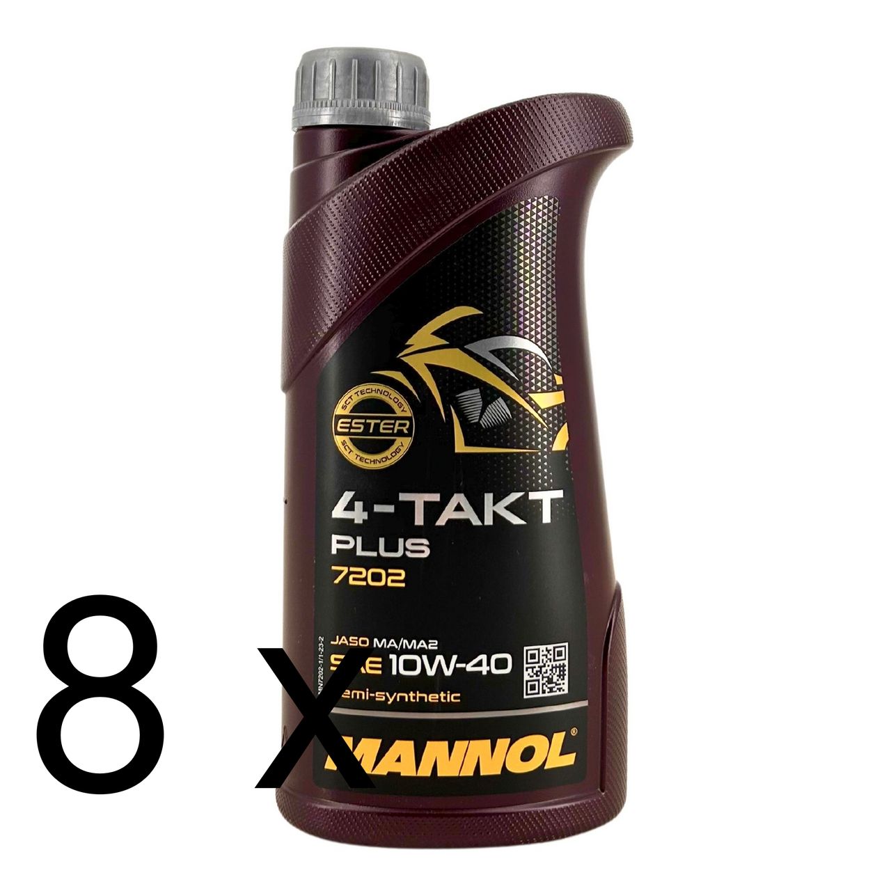 Mannol 4-Takt Plus 10W-40 8x1 Liter Mannol 4-Takt Plus 10W-40 8x1 Liter