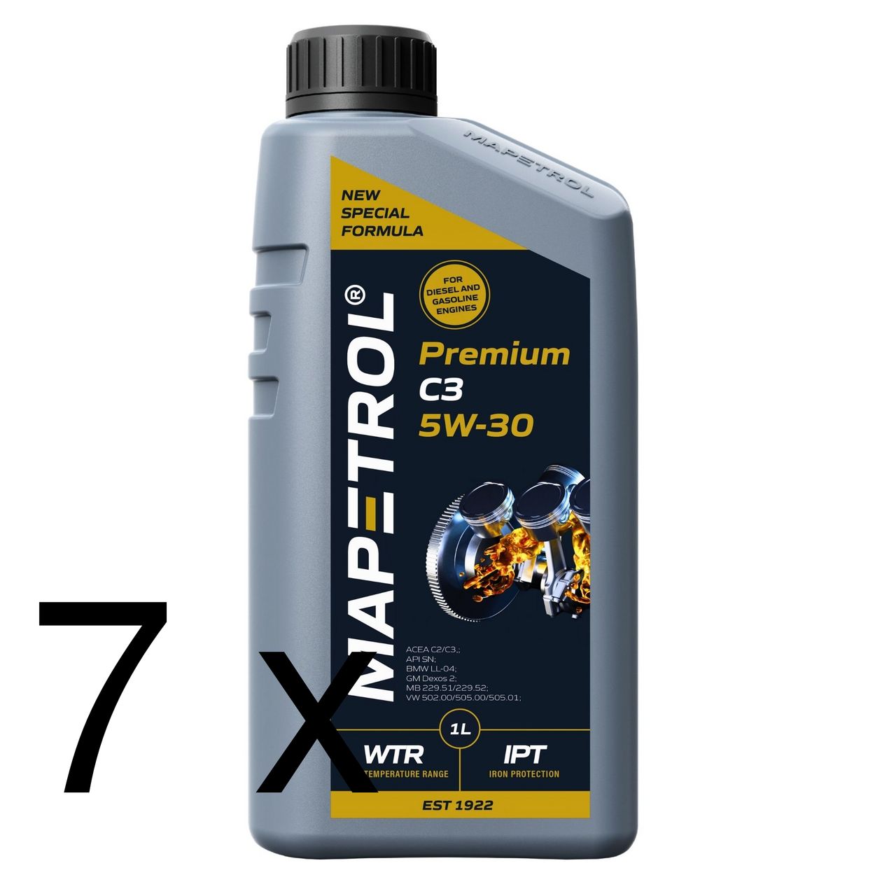Mapetrol Premium C3 5W-30 7x1 Liter