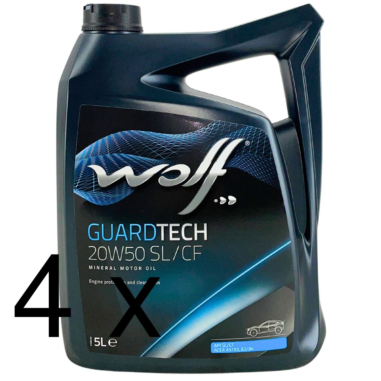 Wolf GuardTech 20W-50 SL/CF 4x5 Liter