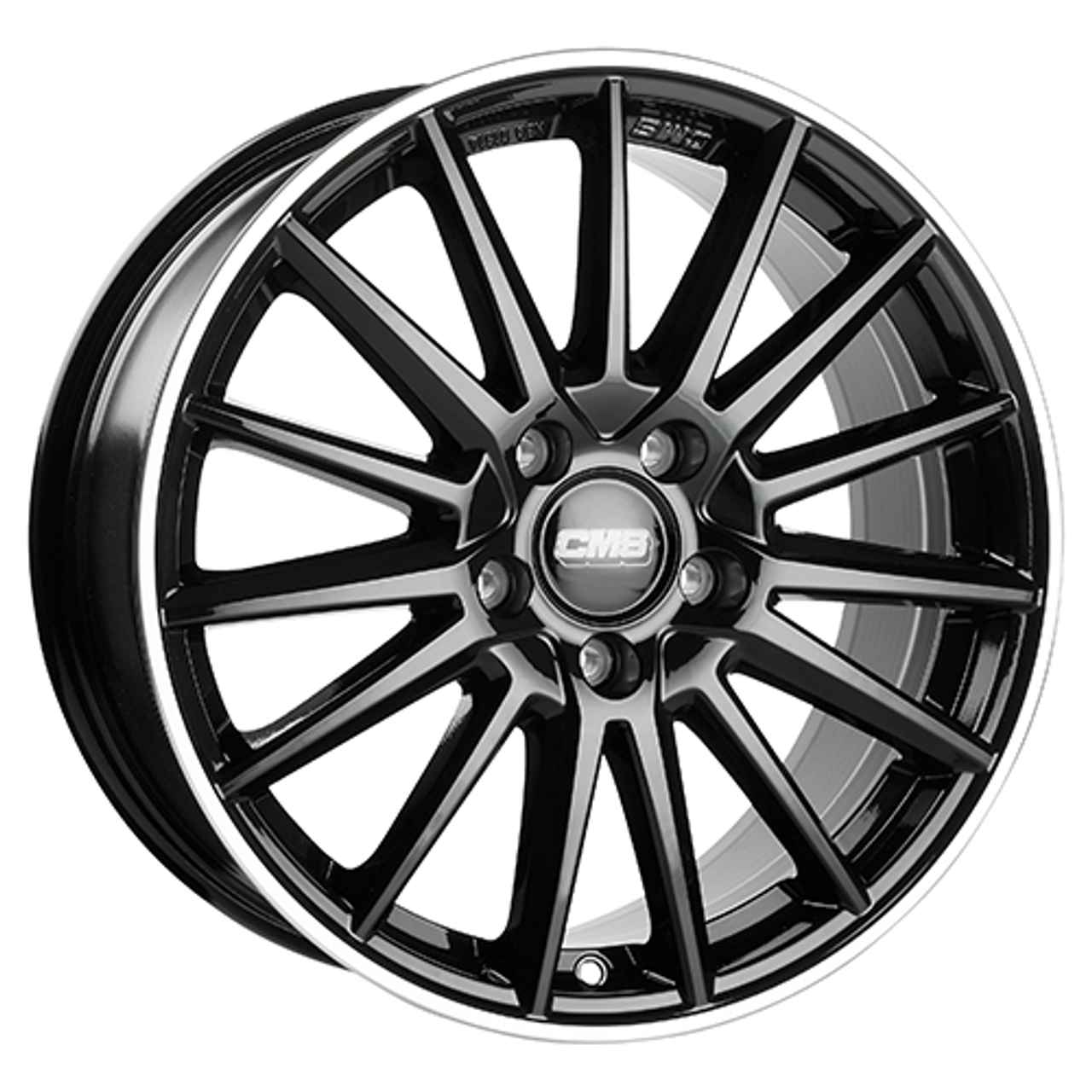 CMS C23-DRB diamond rim black 6.0Jx15 4x100 ET40