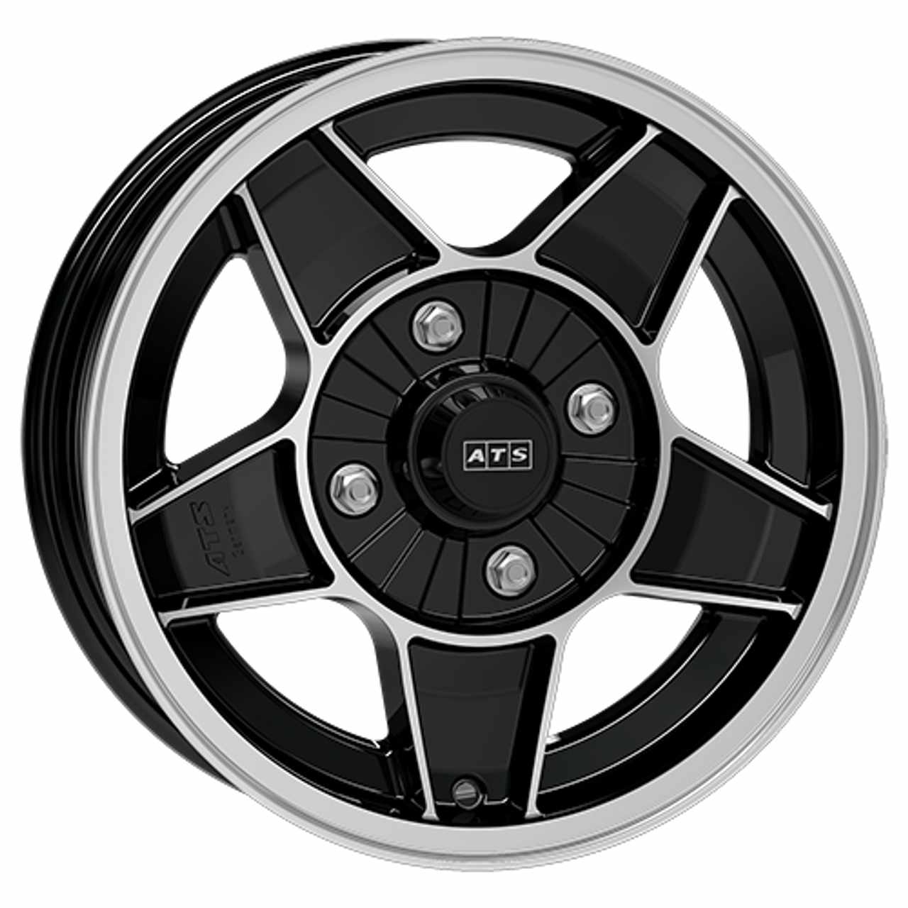 ATS CLASSIC diamantschwarz frontpoliert 8.0Jx13 4x100 ET1