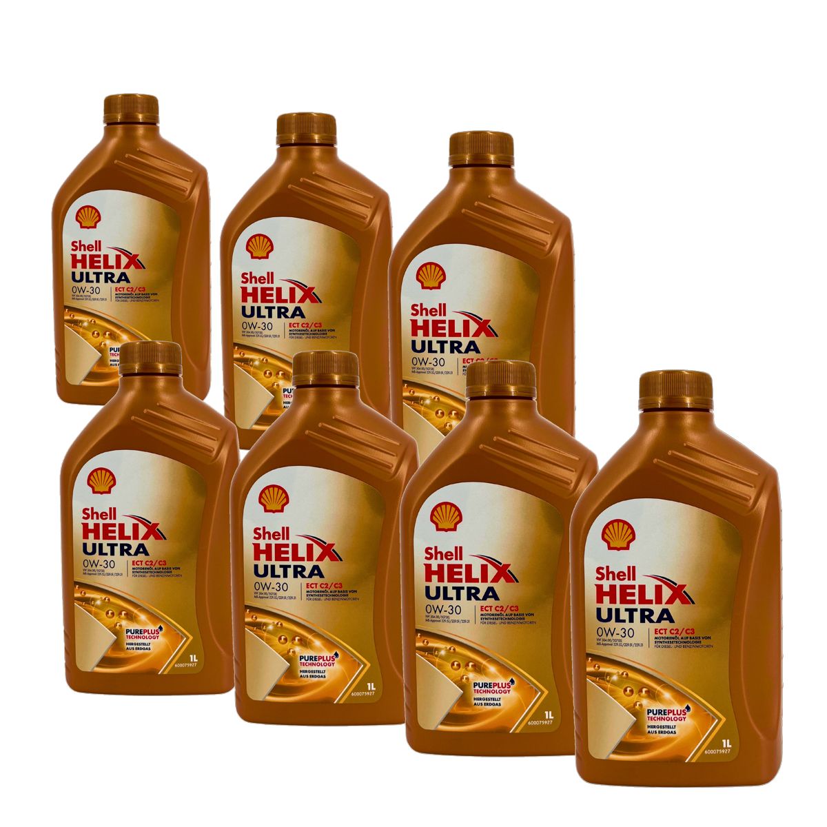 Shell Helix Ultra ECT C2 C3 0W-30 7x1 Liter
