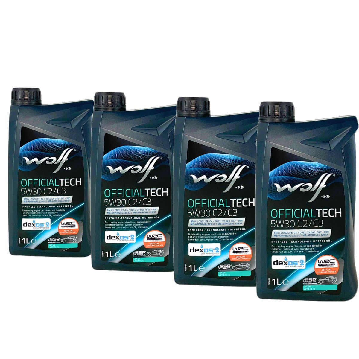 Wolf OfficialTech 5W-30 C2/C3 4x1 Liter