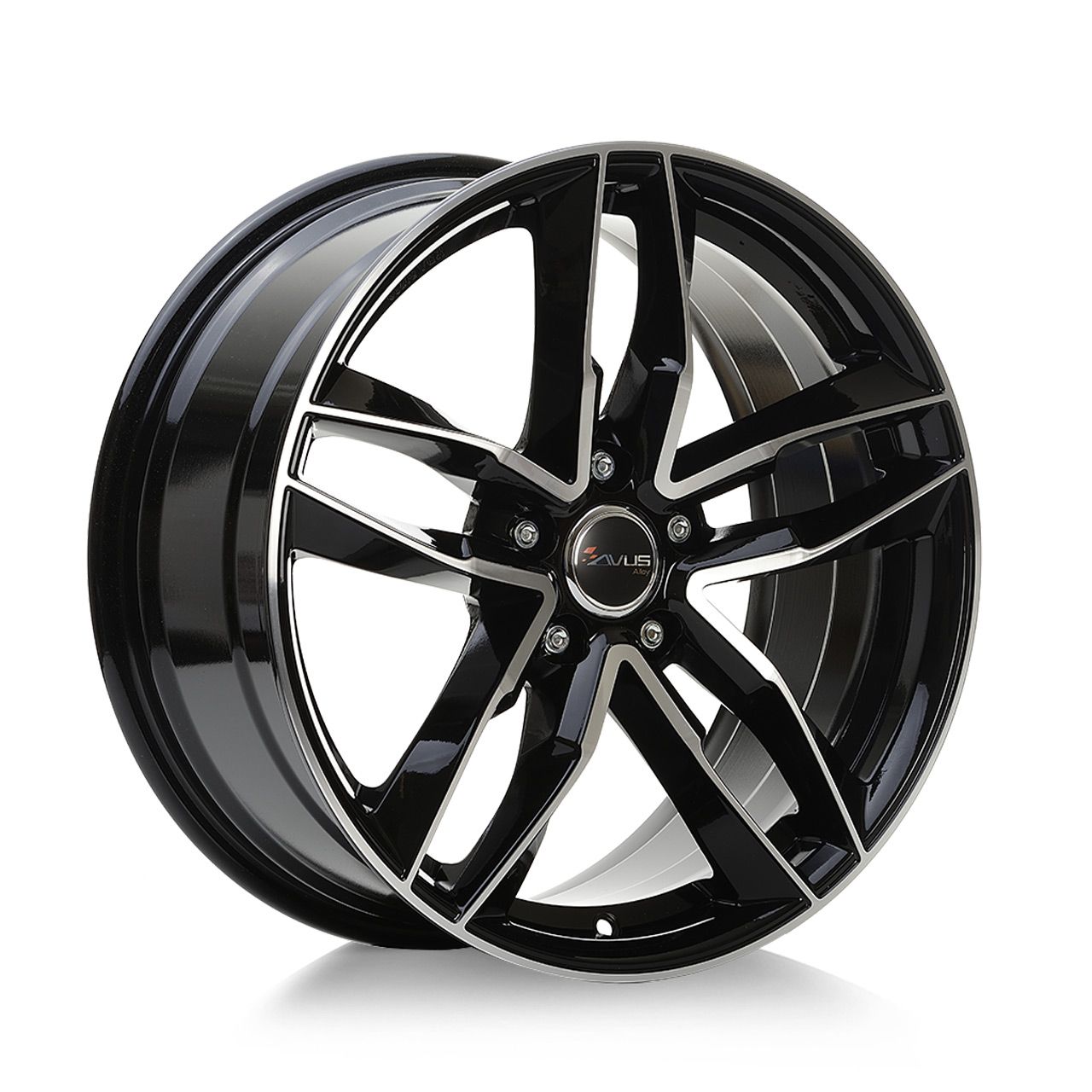 AVUS RACING AF16 black polished 8.0Jx18 5x112 ET35