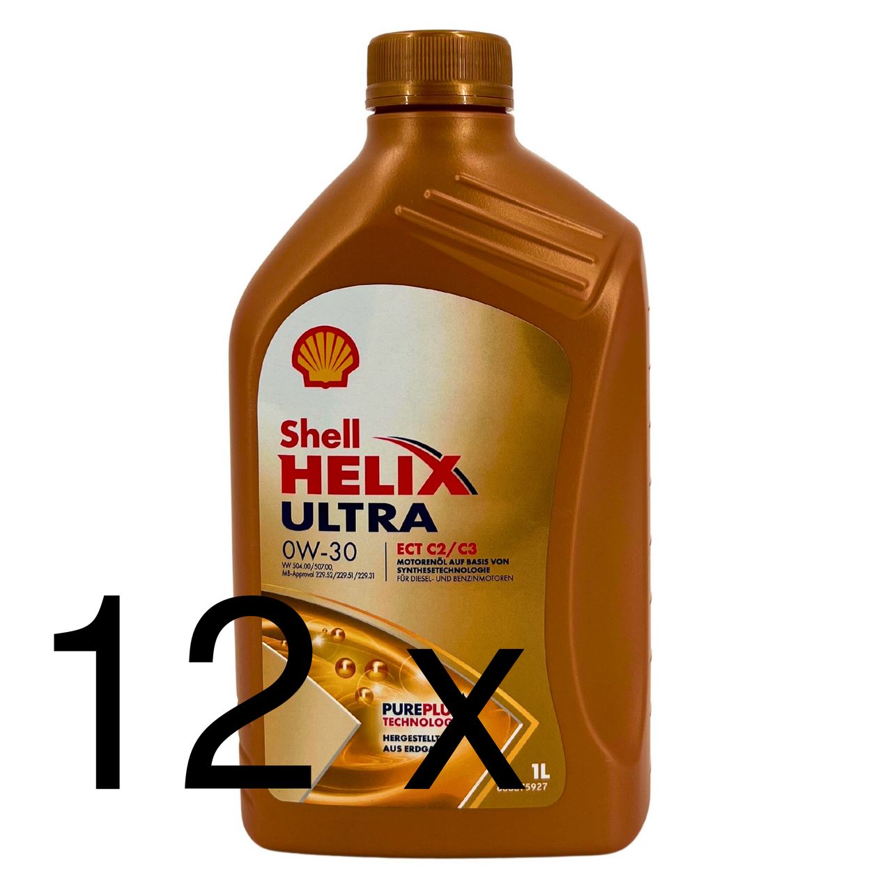 Shell Helix Ultra ECT C2 C3 0W-30 12x1 Liter Shell Helix Ultra ECT C2 C3 0W-30 12x1 Liter