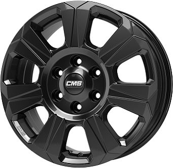CMS C31-CBG HEAVY DUTY complete black gloss 6.5Jx17 5x118 ET60 CMS C31-CBG HEAVY DUTY complete black gloss 6.5Jx17 5x118 ET60