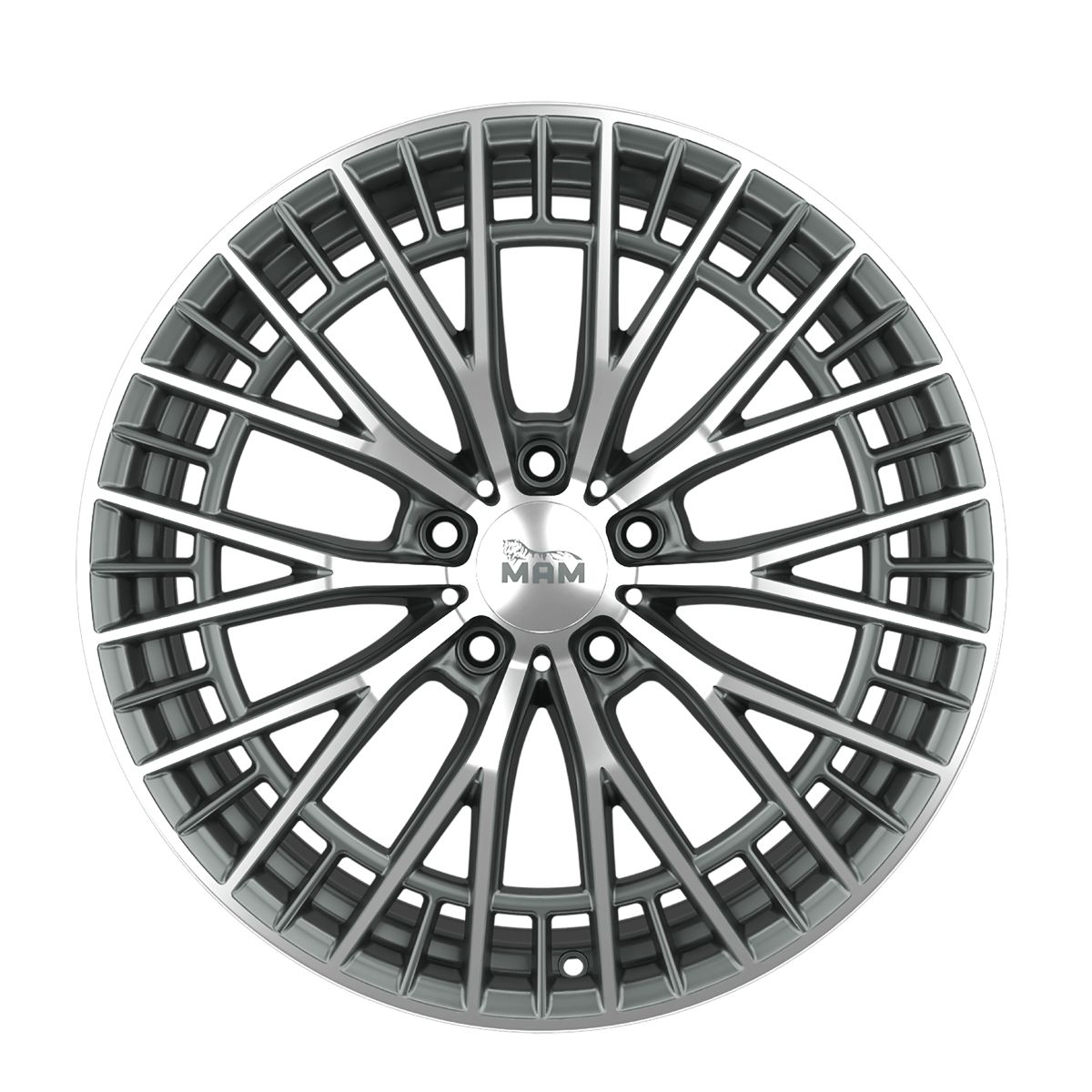 MAM WHEELS MAM GT2 palladium front polished 8.5Jx19 5x120 ET35