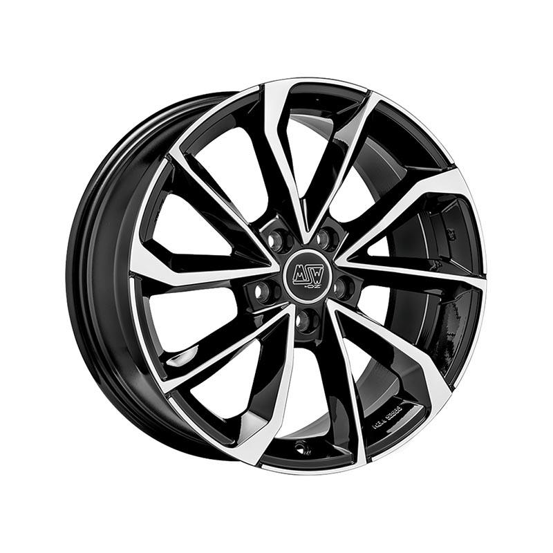 MSW Msw 42 Gloss black full polished 8x19 5x112 ET35