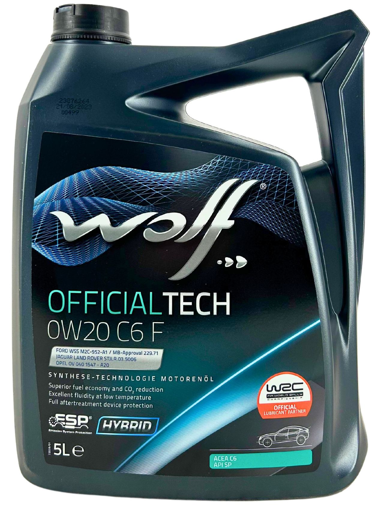 Wolf OfficialTech 0W-20 C6 F 5 Liter