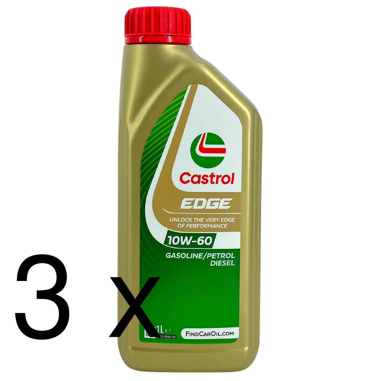 Castrol Edge 10W-60 3x1 Liter Castrol Edge 10W-60 3x1 Liter