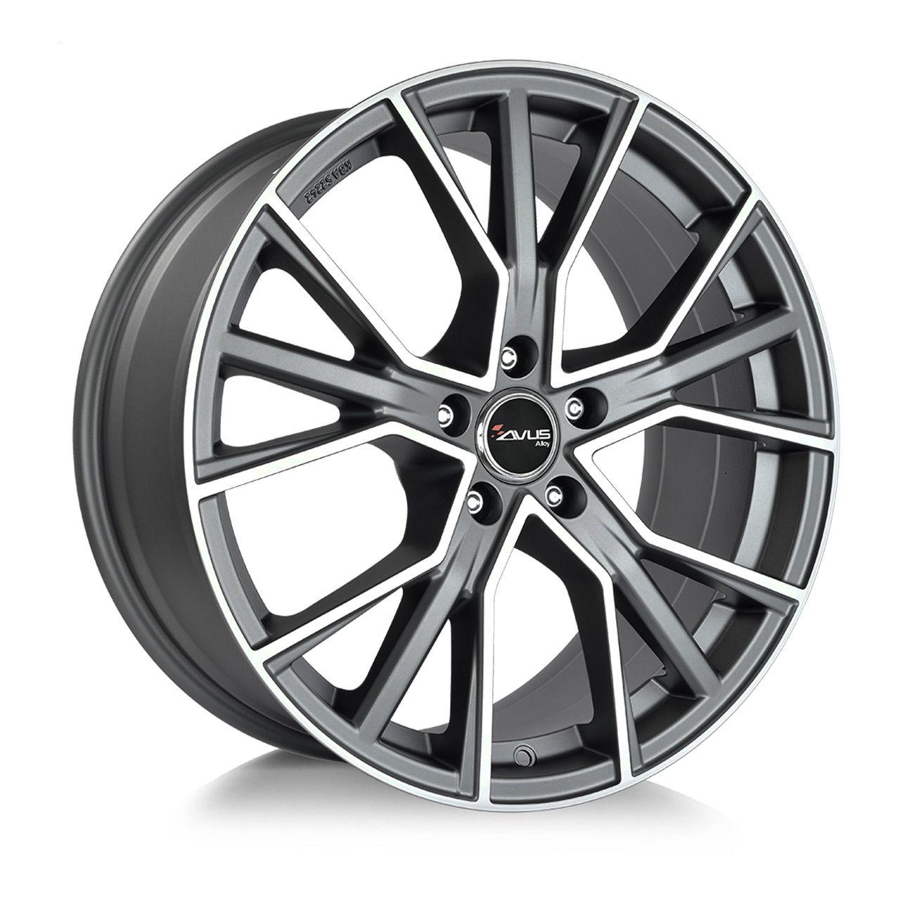 AVUS RACING AF18 matt anthracite polished 9.0Jx21 5x112 ET37