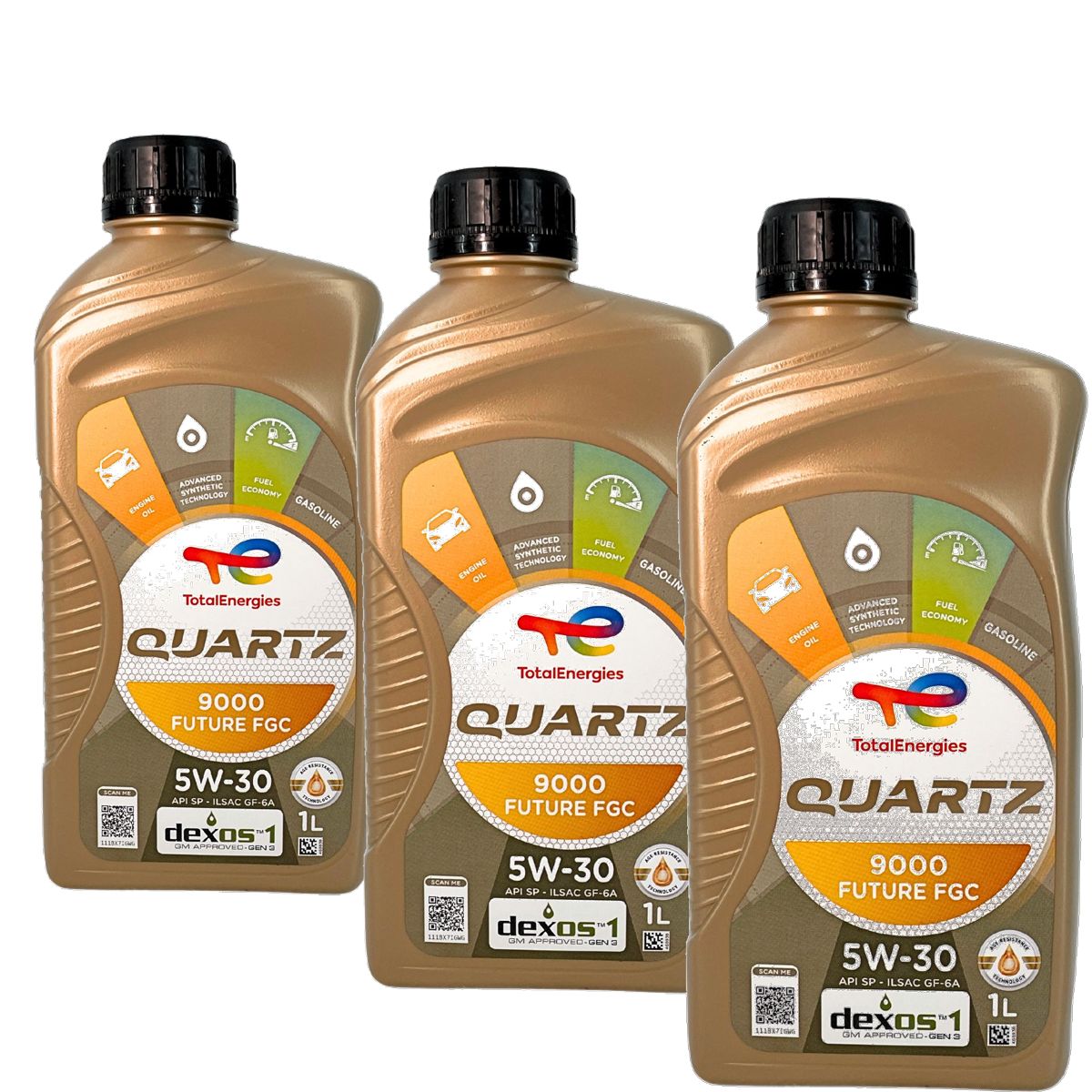 Total Quartz 9000 Future FGC 5W-30 3x1 Liter