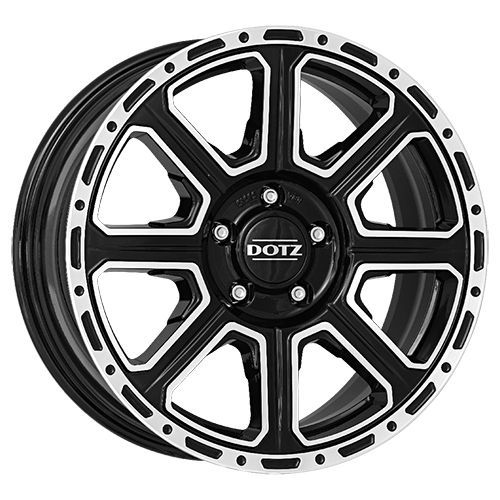 DOTZ KALAHARI DARK schwarz poliert 8.0Jx17 6x139.7 ET20