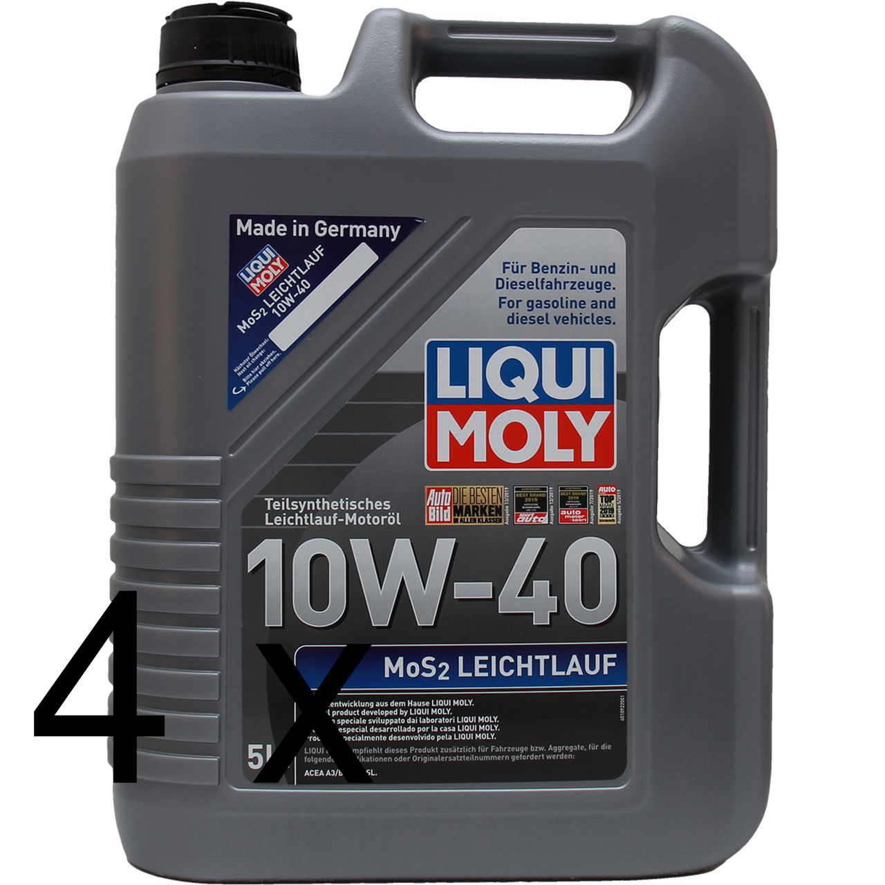 Liqui Moly MoS2 Leichtlauf 10W-40 4x5 Liter