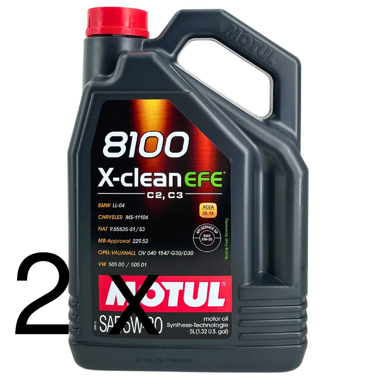 Motul 8100 X-clean EFE 5W-30 2x5 Liter
