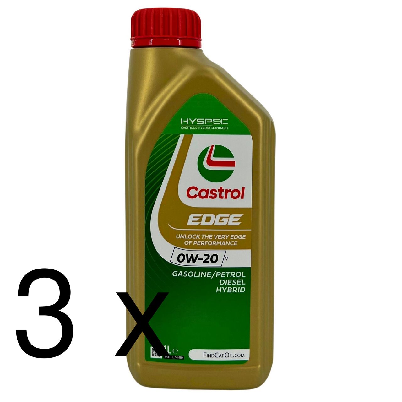 Castrol Edge 0W-20 V 3x1 Liter Castrol Edge 0W-20 V 3x1 Liter
