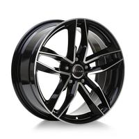 AVUS RACING AF16 black polished 7.5Jx17 5x112 ET45