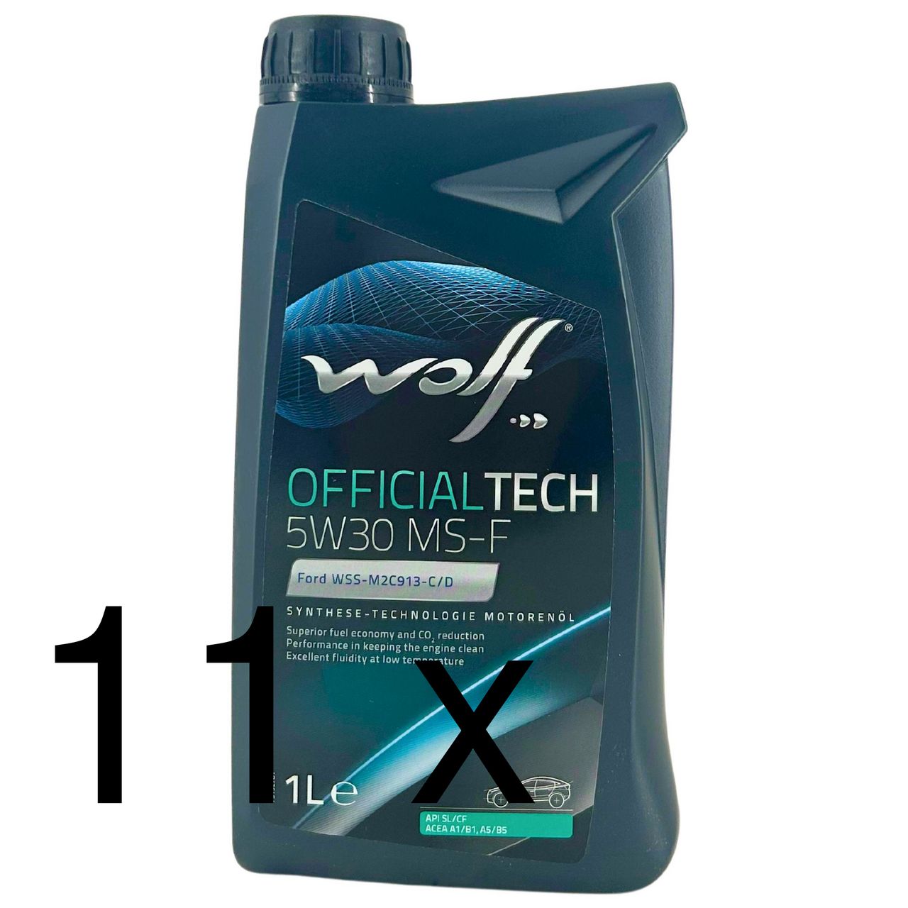 Wolf OfficialTech 5W-30 MS-F 11x1 Liter