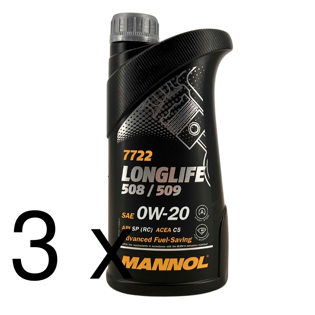 Mannol Longlife 508/509 0W-20 3x1 Liter Mannol Longlife 508/509 0W-20 3x1 Liter