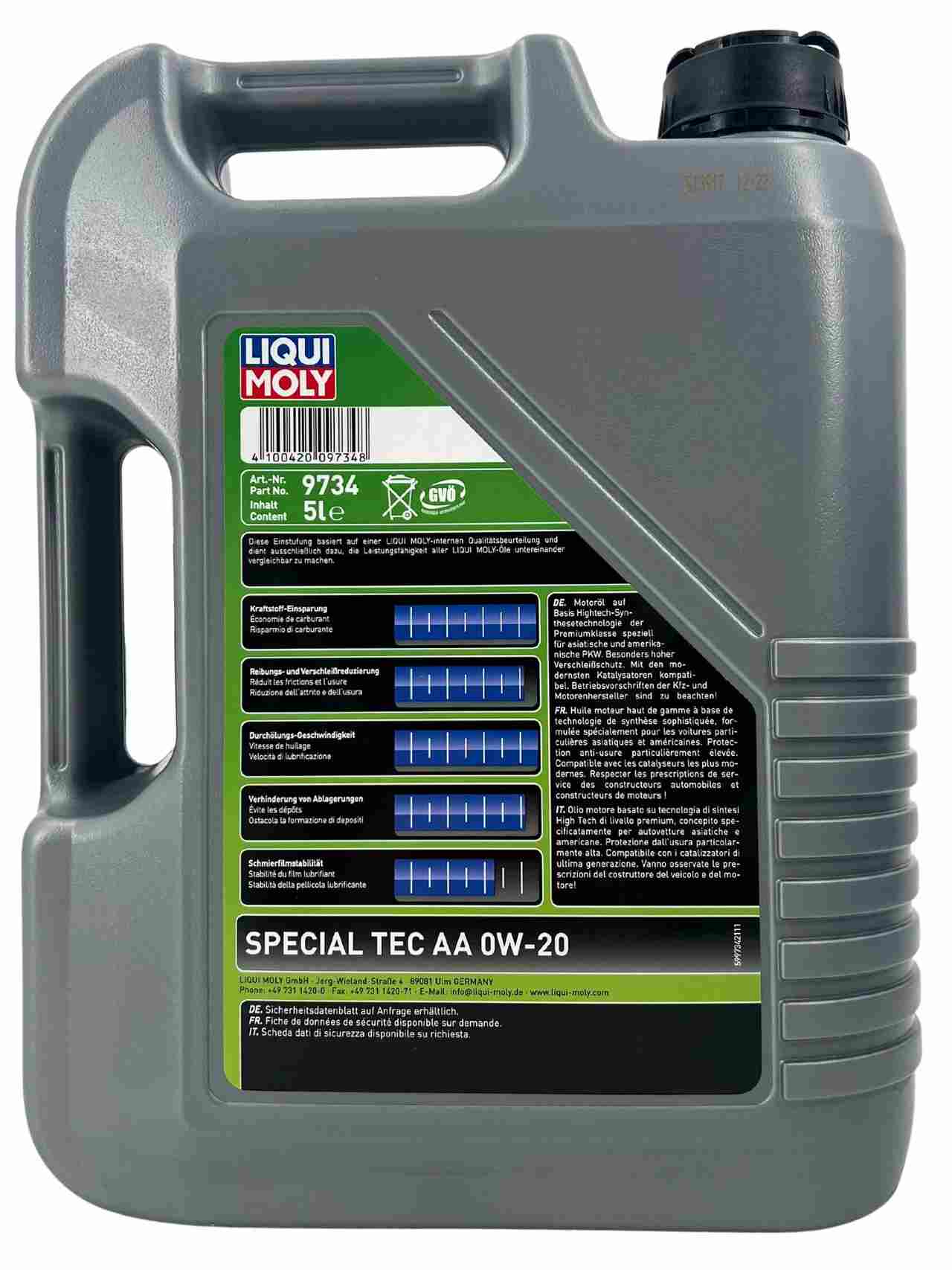 Liqui Moly Special Tec AA 0W-20 5 Liter