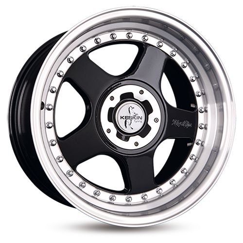 KESKIN KT1 KLASSIK black lip polish 8.5Jx18 5x112 ET35
