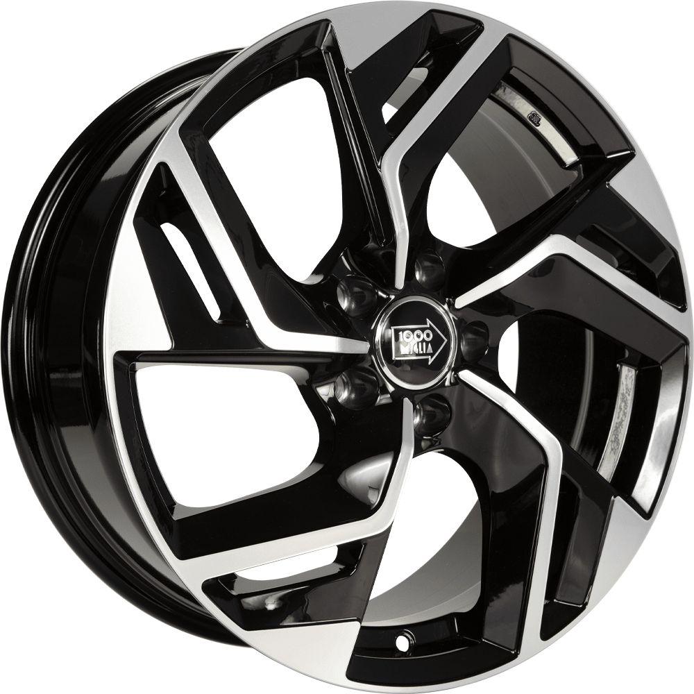 1000 MIGLIA MM1031 gloss black polished 7.0Jx17 5x108 ET40