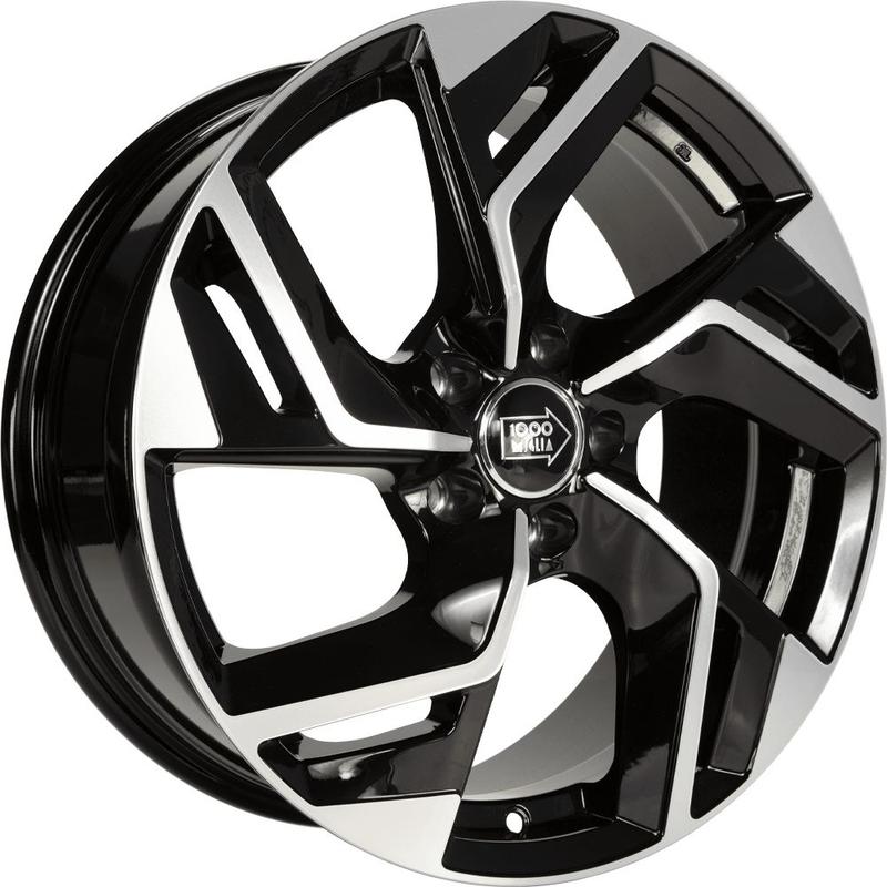 1000 MIGLIA MM1031 gloss black polished 7.0Jx17 5x108 ET40