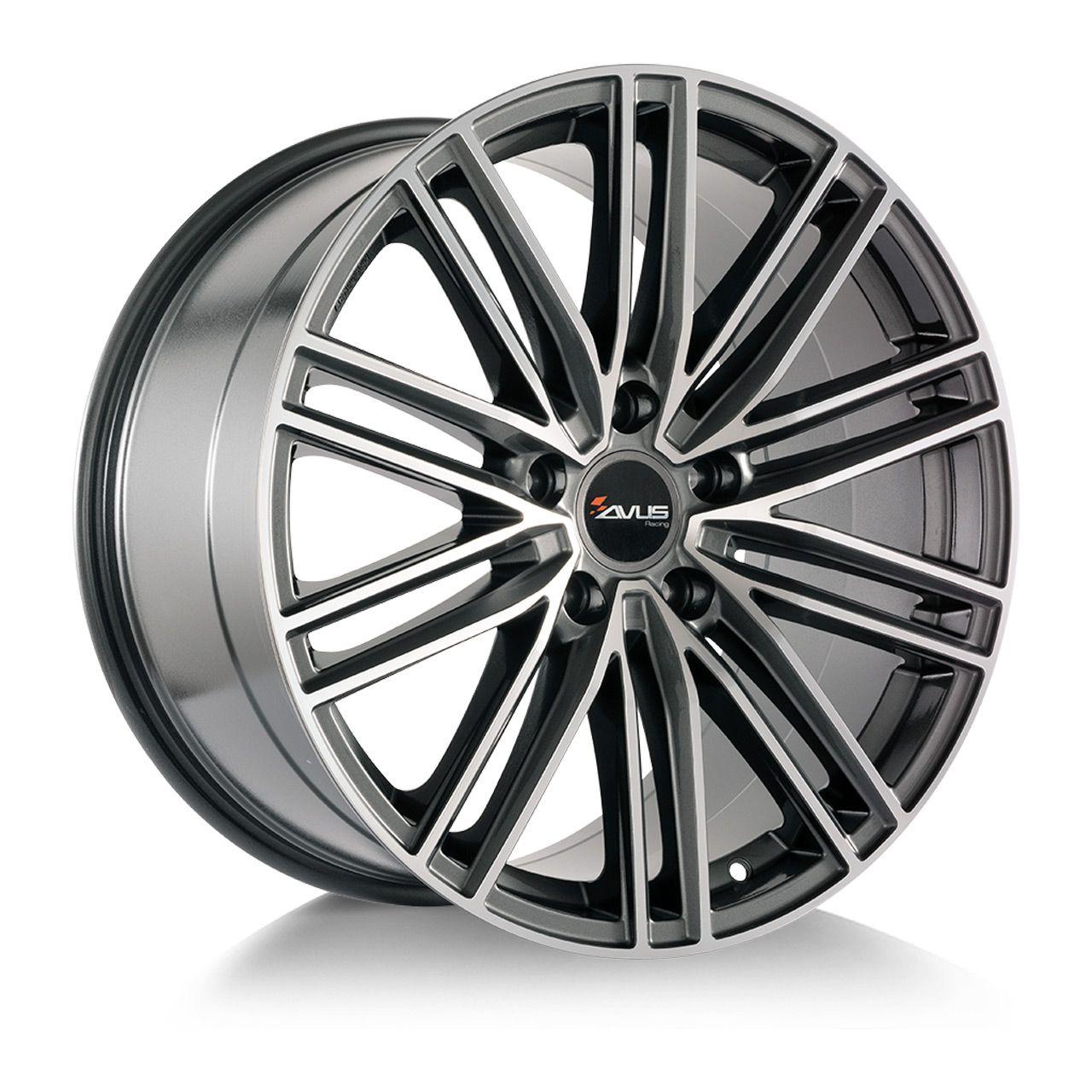 AVUS RACING AC-M08 anthracite polished 9.0Jx20 5x112 ET25
