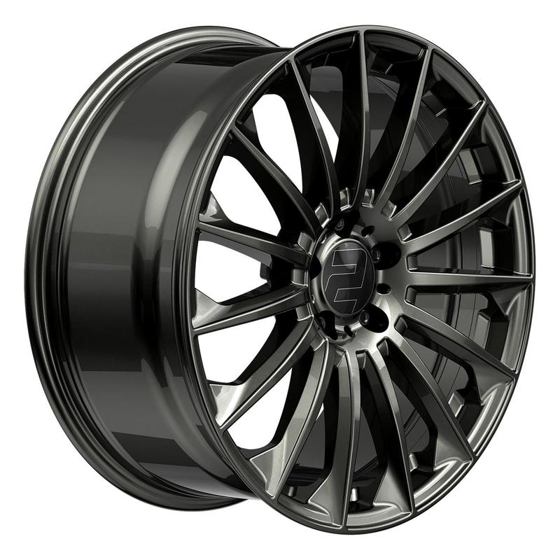 WHEELWORLD-2DRV WH39 dark gunmetal full painted 9.0Jx20 5x112 ET54